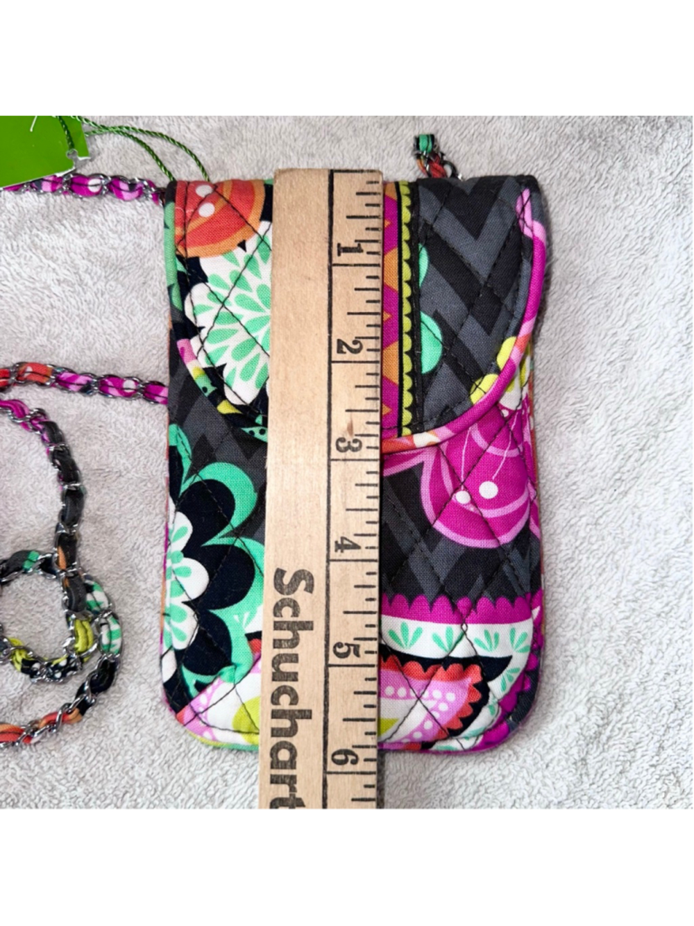 NWT Vera Bradley Ziggy Zinnia Cell Phone Holder Crossbody Purse #13302-163 - Picture 8 of 8